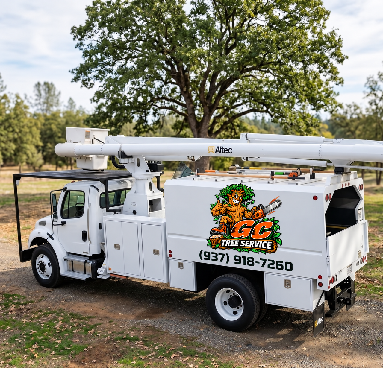 GC Tree Service bucket truck
